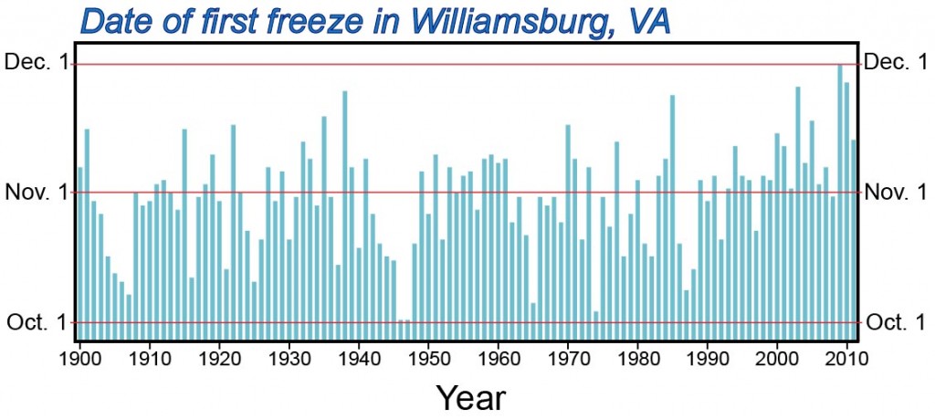 Frist Freeze Williamsburg