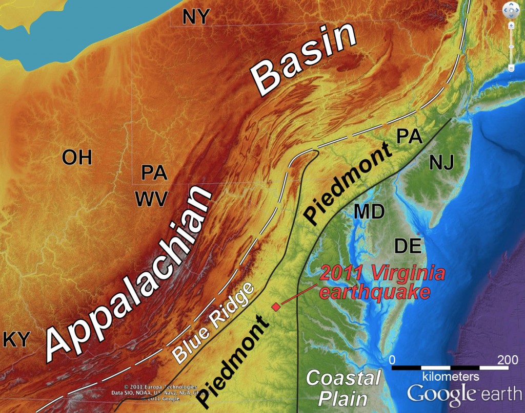Appalachian topography