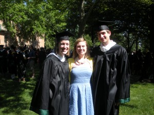 May: On a warm day in May, Megan and Kevin, graduated from William and Mary.  While a sad day, I was so excited to spend this special moment with them and their families.  Luckily they come back to visit often.