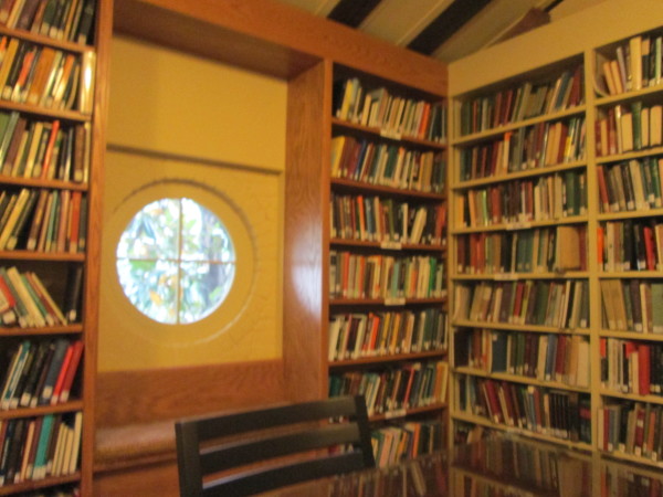 The interior of the library