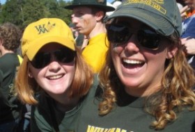 two people in William and Mary gear
