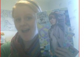 A book with Justin Bieber on the cover. I've actually turned this journal into a book of lists because that always seemed like a cool thing to have.