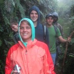 The other interns, our guide, Jacob, and I on our way down