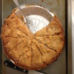 Apple pie made from apples we picked!