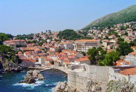 Mediterranean sea side village