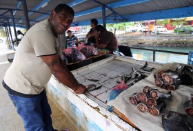 a market in fiji
