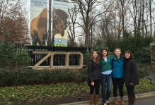 Outside of the Smithsonian's National Zoo -Photo credits to Megan Jones-