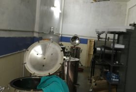 Ophthalmology OT's autoclave room with four autoclaves at Santhiram General Hospital
