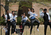 Bhangra student group performing at Day for Admitted Students