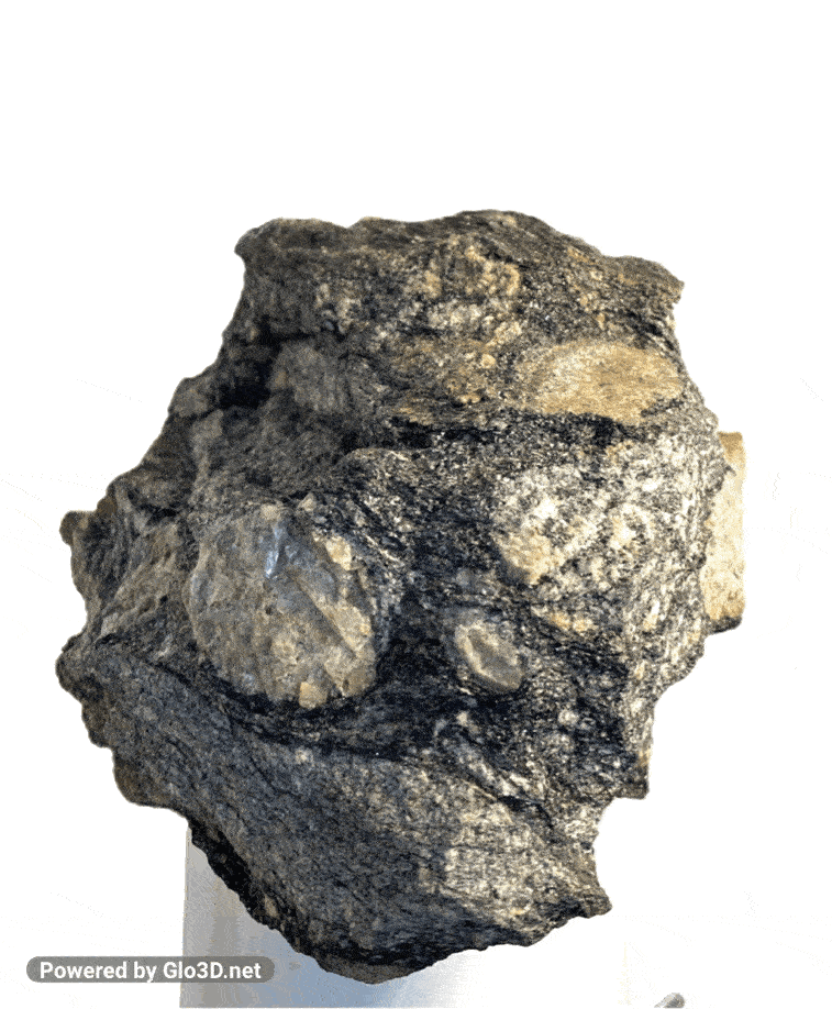 Rotating rock described in text
