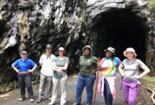 Geologists at the East Portal of the Blue Ridge Tunnel
