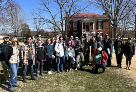 W&M geologists at Appomattox Court House
